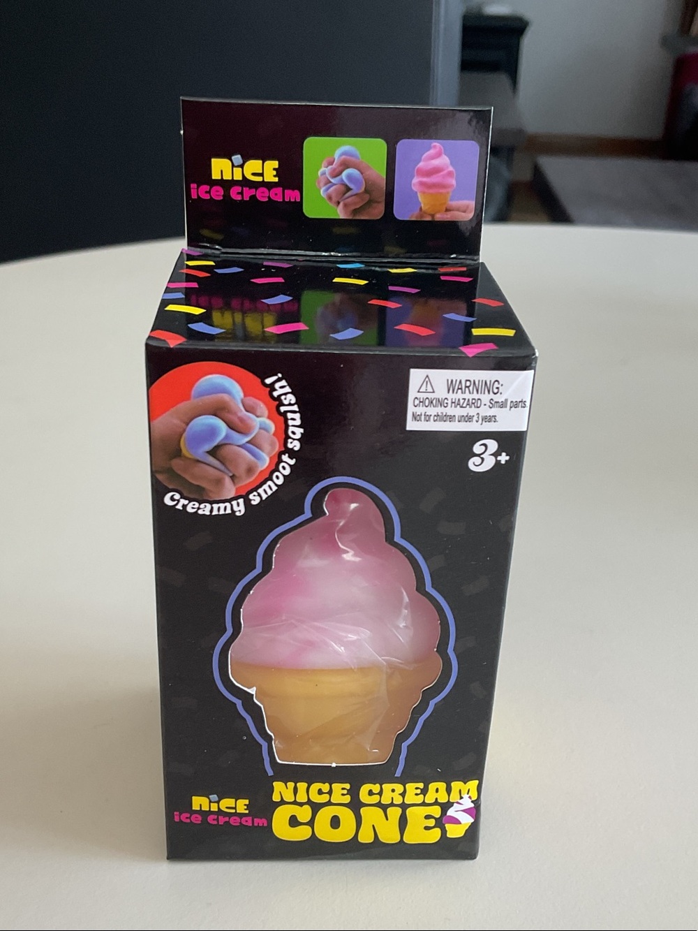 Nice Cream Cone Kids Toy - Pink and Cream